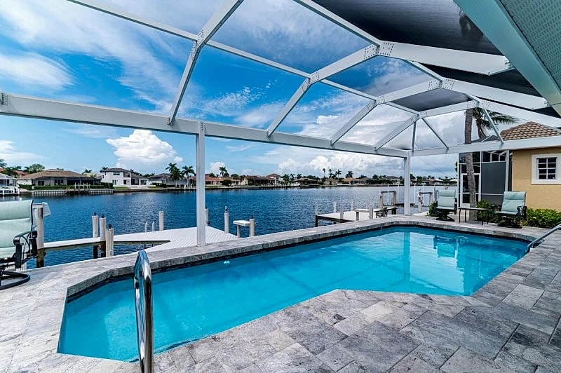 Waterfront 3 Bed I Wide Water Views I Heated Pool in Marco Island, Florida, United States — photo 3