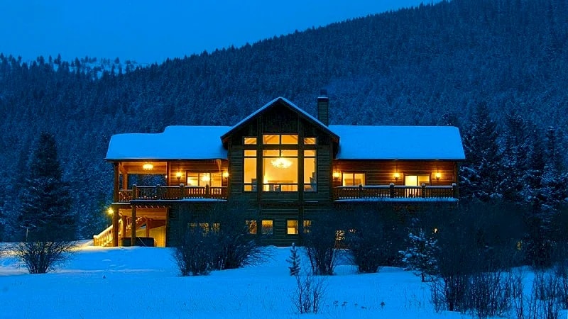 Luxury Log Cabin_Bridger Vista Lodge_ask to save in Bozeman, Montana, United States — photo 4