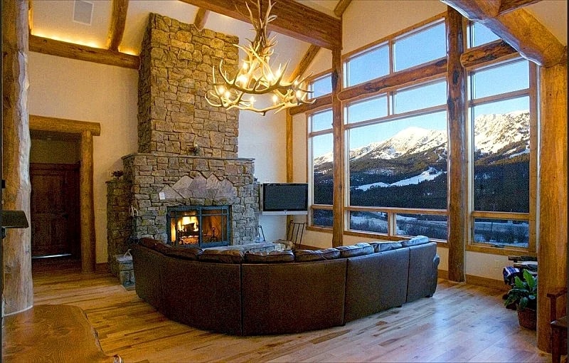 Luxury Log Cabin_Bridger Vista Lodge_ask to save in Bozeman, Montana, United States — photo 2