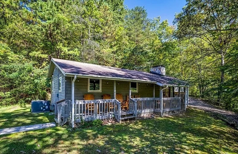 The Backyard Bear Rustic Cabin: Firepit, Wood Fireplace