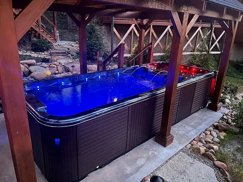 So Happy Together: Waterfall, Firepit, Swim Spa, 2 Hot Tubs! in Gatlinburg, Tennessee, United States — photo 3