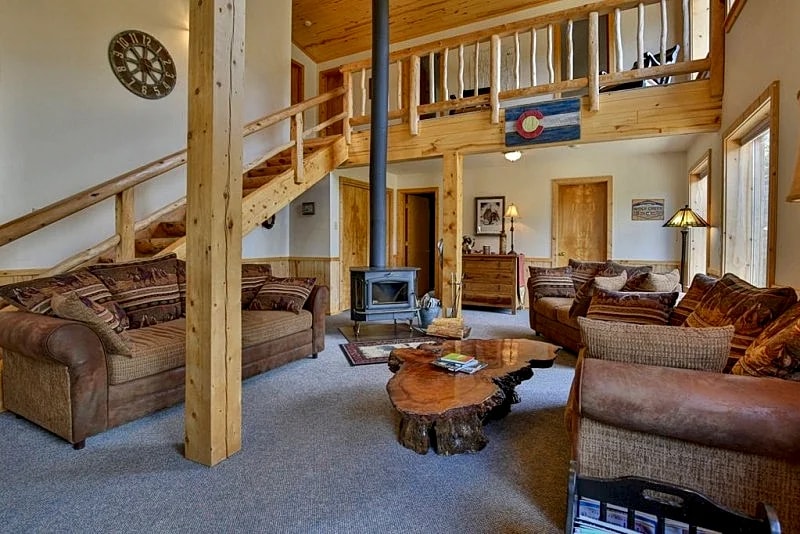 Log Cabin on Rio Grande River 4BR-2BA in Creede, Colorado, United States — photo 3
