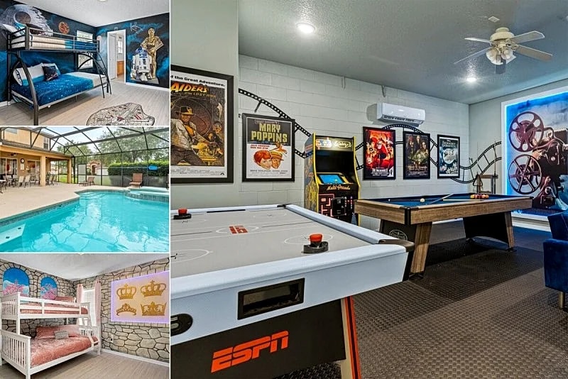 Emerald Delight | Games Room | Themed Bedrooms | Close to Disney