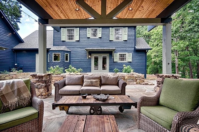 Luxury 4 King Bdrm, 4.5 Bth, Pavilion; Fire Place, TV, Waterfall, Fire Pit in Asheville, North Carolina, United States — photo 2
