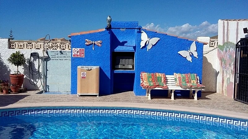 Bungalow With Private Pool & Garden, Sea Views & parking, internet some air con in Mazarron, Murcia, Spain — photo 5