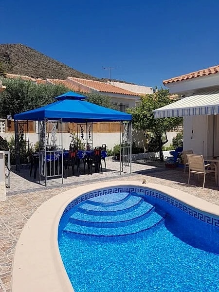Bungalow With Private Pool & Garden, Sea Views & parking, internet some air con in Mazarron, Murcia, Spain — photo 3
