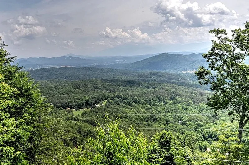 Gorgeous View, Private Studio Log Cabin, Hot Tub, Sleeps 2, 1 Bathroom, GSMNP in Tennessee, United States — photo 2