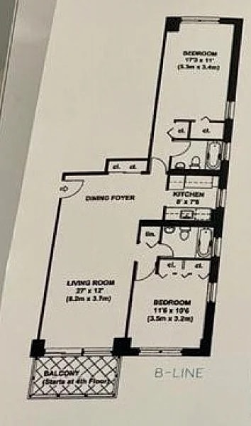 COLUMBUS CIRCLE: 2 BEDS 2 BATHS WITH PRIVATE BALCO in New York City, New York, United States — photo 4