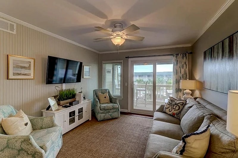 Charleston Charm with Updated Coastal Decor, Pool Access and across the street to beach!