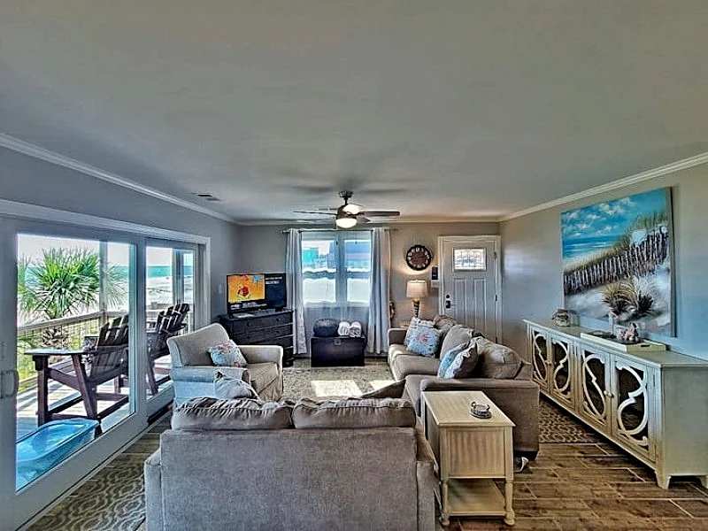 Folly Wobble- Oceanfront with Full-Length Porch - Free $250 Beach Gear Credit