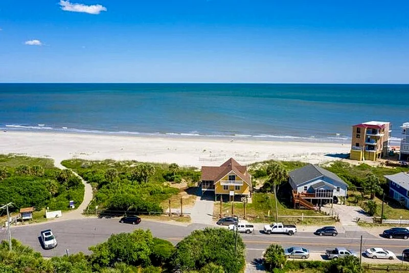 Edge of the Edge of America- NEWLY REMODELED! Oceanfront home with gorgeous views! in Folly Beach, South Carolina, United States — photo 2