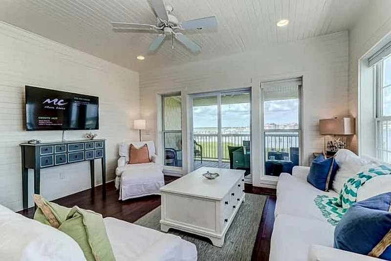 124 Waters Edge- Premier Riverfront Town Home! Screened porch, Community Pool Access, & Fishing Dock! in Folly Beach, South Carolina, United States — photo 2