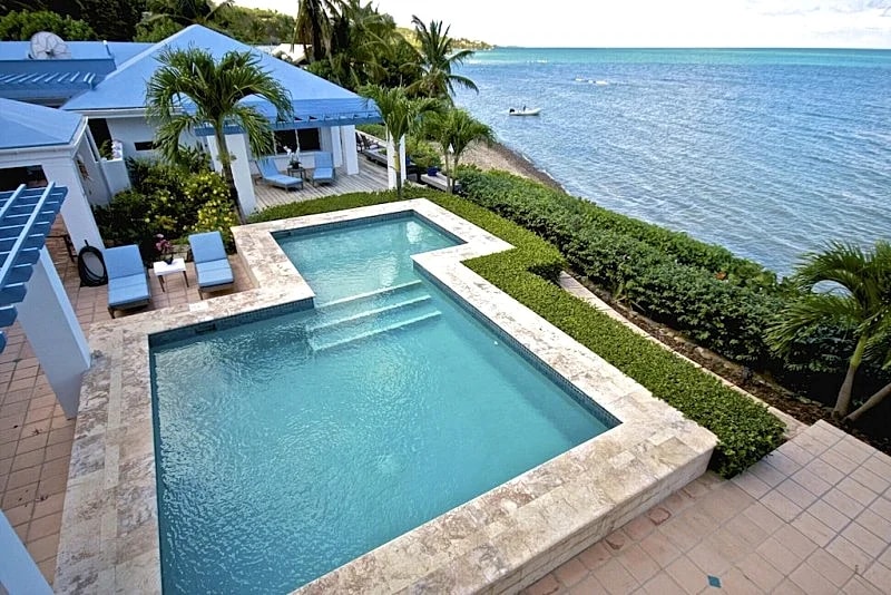 Oceanfront Luxury Villa with Privacy, Ocean access, Views in St. Croix, U.S. Virgin Islands, Caribbean — photo 2