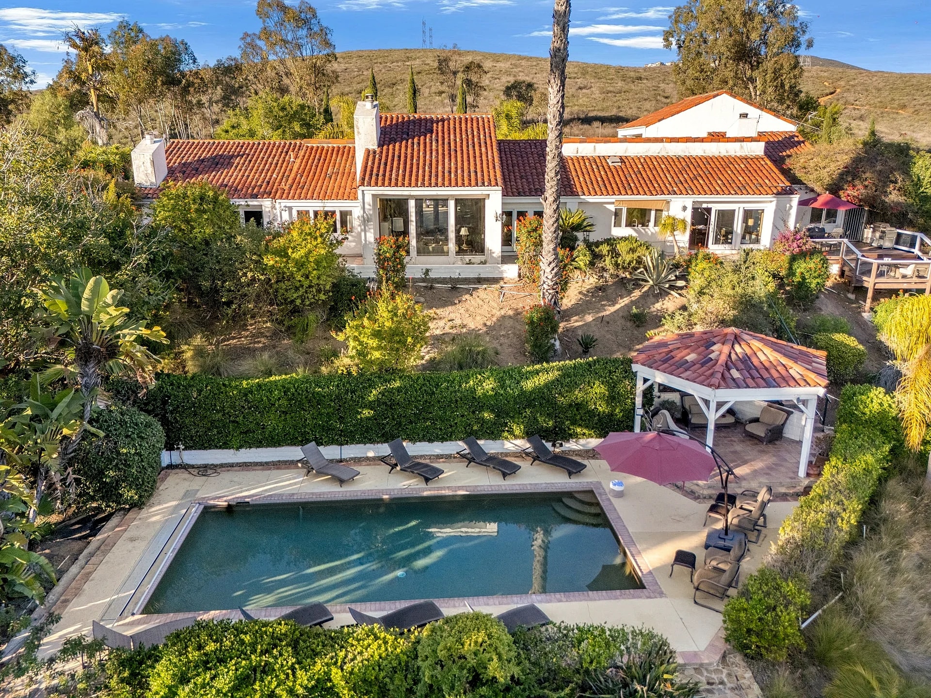 Resort-Style Estate • Pool + Game Room + Tennis Court | The Tennis Ranch in Elfin Forest, California, United States — photo 3