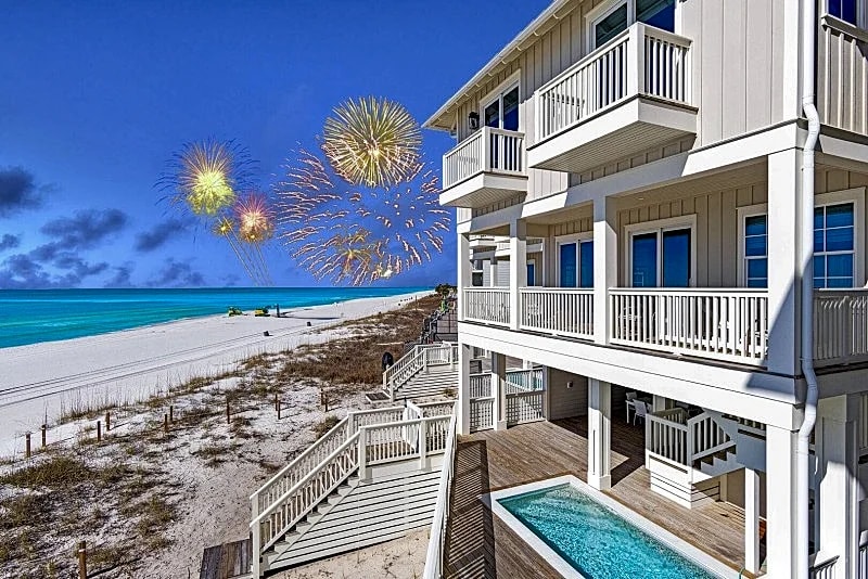 Shellebration | Beachfront Luxury Estate | Heated Pool | Beautiful Weddings