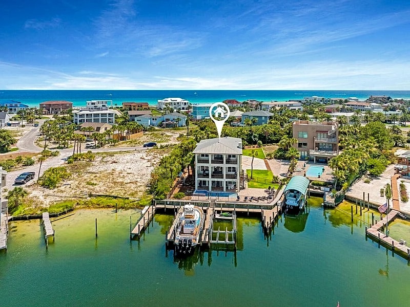 Sun Kissed | Waterfront Mansion | Boat Slips | Pool | Game Room | Beach Views in Destin, Florida, United States — photo 2