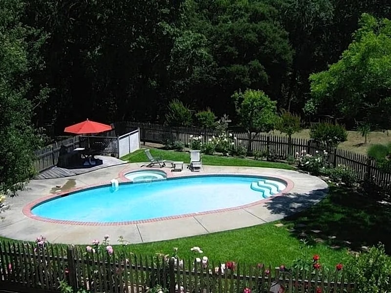 Le Jardin Pool/Hot Tub, Glen Ellen retreat, Sonoma Plaza in Sonoma, California, United States — photo 4