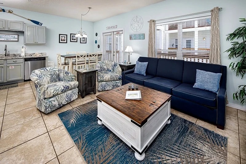 Sunset Cottages 2B/ Beach Service included, Small Complex/1bed/1bath/Bunks in Okaloosa Island, Florida, United States — photo 2