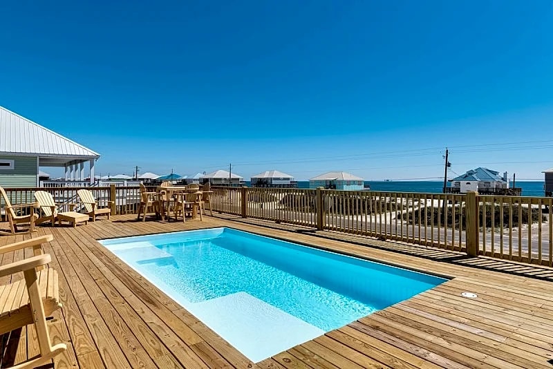 Private Heated Saltwater Pool! Beach Volleyball Pit! - This is Heaven in Dauphin Island, Alabama, United States — photo 2