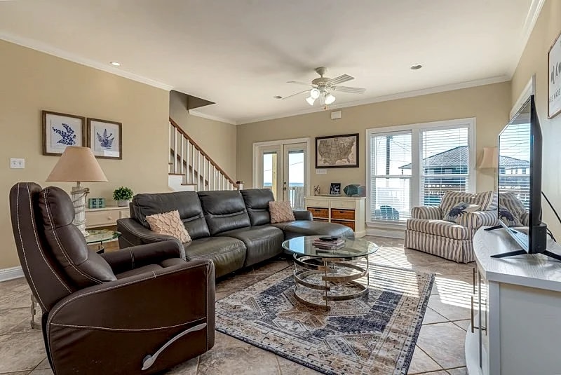 Ocean view, steps from water, private bedroom balcony! - Shore Beats Work in Dauphin Island, Alabama, United States — photo 3