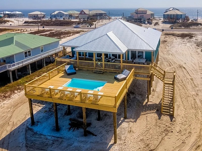 Private pool, bayfront beach, kayaks! - Until Nextime in Dauphin Island, Alabama, United States — photo 5