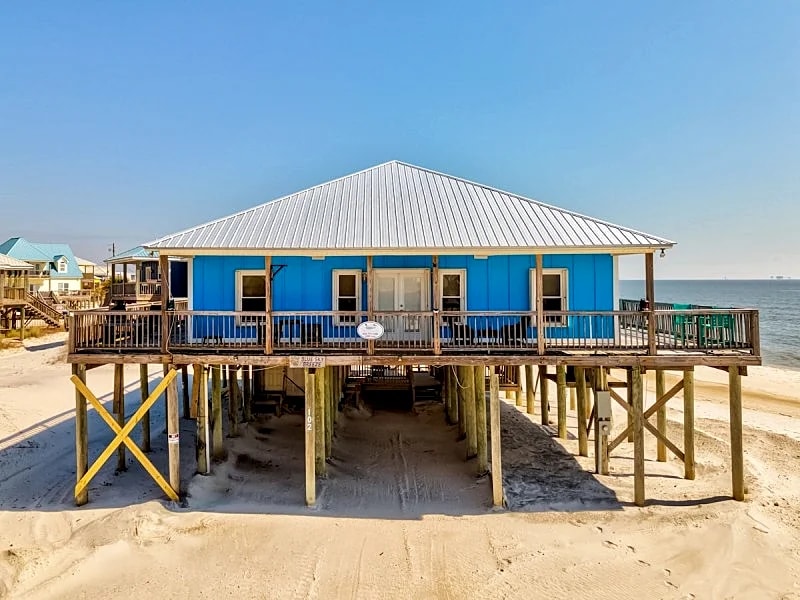 Blue Sky Breeze - Gulf Front, Pet Friendly on the beach in Dauphin Island, Alabama, United States — photo 3