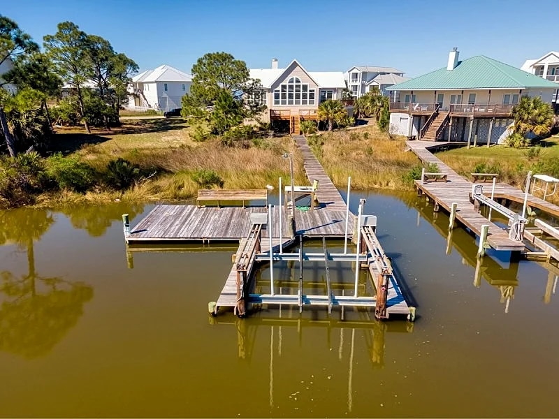 Waterfront on Spanish Bay, Pier, close to beaches! - At Ease in Dauphin Island, Alabama, United States — photo 2