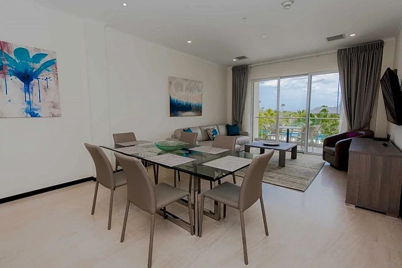 Beach View - Imperial Blossom 2BR condo - LV204 in Oranjestad, Aruba — photo 4