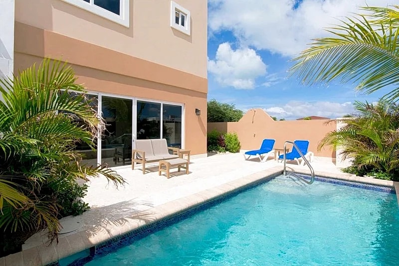 Beach View - Blue Ocean View townhome - LV18th in Oranjestad, Aruba — photo 2