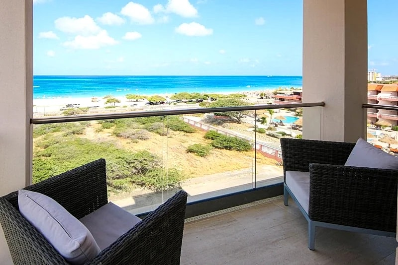 Beach View - Royal Beach View 2BR condo - LV509 in Oranjestad, Aruba — photo 1