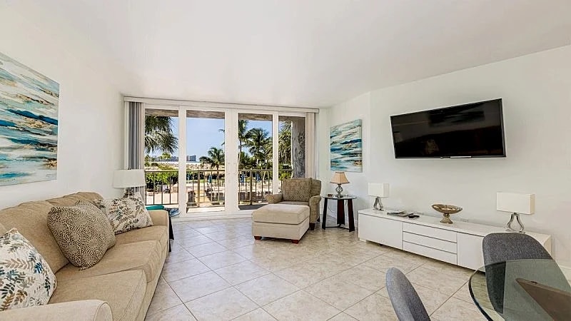 Enjoy tropical pool and beach views from the balcony of this lovely... in Marco Island, Florida, United States — photo 1