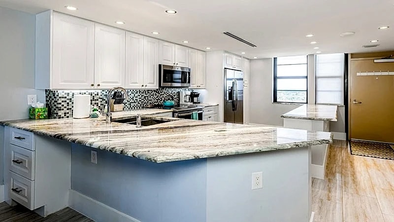 This newly renovated two-bedroom, two-bath beachfront condo with great views... in Marco Island, Florida, United States — photo 2