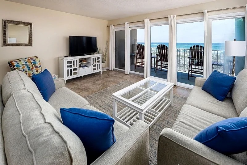 Gulfside 203: Wrap Around Balcony, Gorgeous Upgrades - Flooring and Furniture in Fort Walton Beach, Florida, United States — photo 2