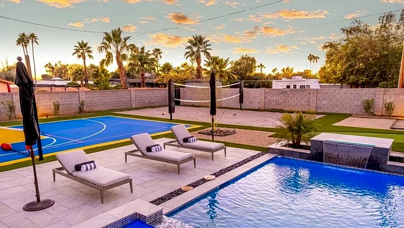 Multi-Million$ Resort Oasis w/Pickleball+VolleyballCourt+Bocce Ball Court+Golf