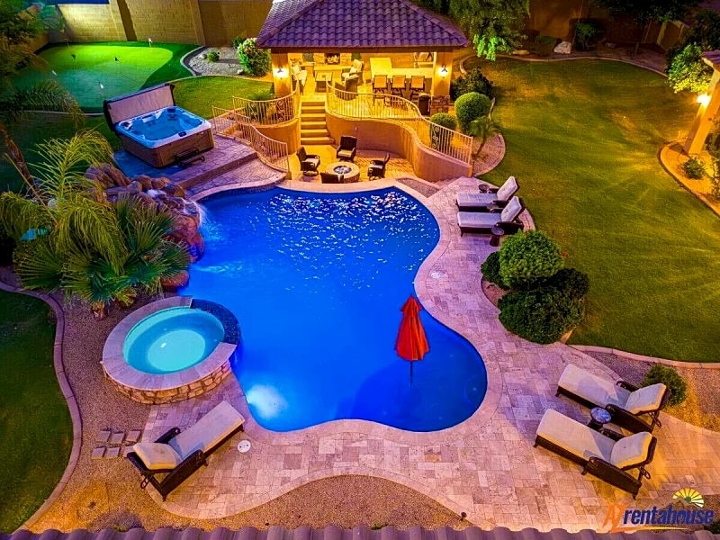 MIllion $ Desert Dream + Heated Spa & Pool with Waterslide+SportsCourt+Pickelball+Putting Green in Scottsdale, Arizona, United States — photo 4