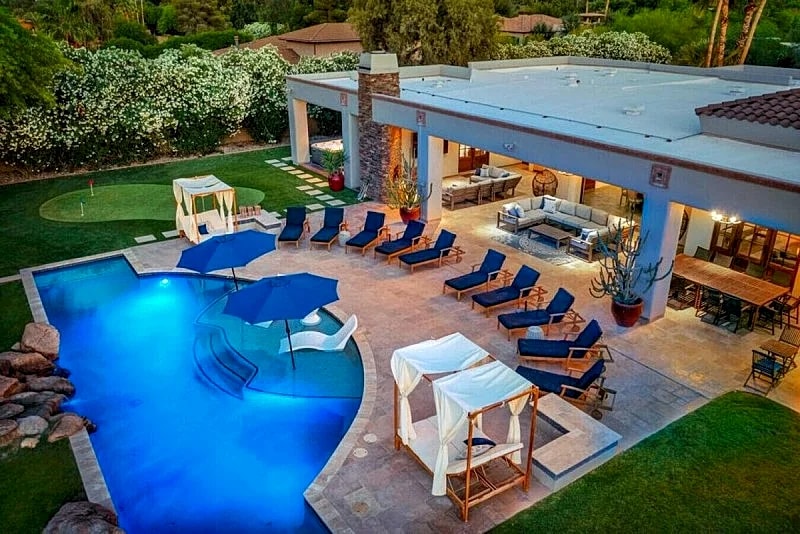 Paradise Valley Million $ Tranquility Estate+Putting Green+Boccee+Pool in Paradise Valley, Arizona, United States — photo 3