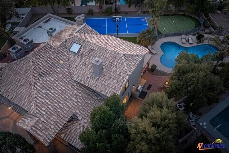 Palm Tree Paradise+Sportcourt+Putting Green+Tetherball+Game Room+Heated Pool & Spa