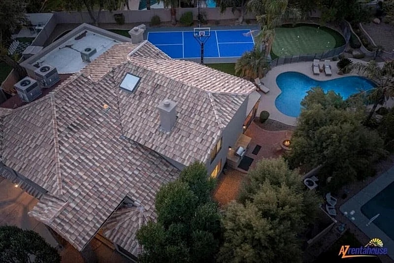 Palm Tree Paradise+Sportcourt+Putting Green+Tetherball+Game Room+Heated Pool & Spa