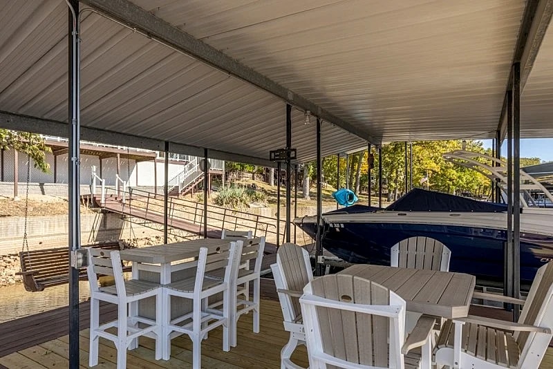 Wolf Lodge - Waterfront Lake Home on Quiet Cove with Large Covered Dock!