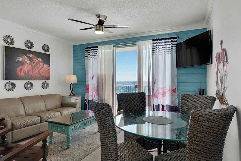 Let's Flamingle! 1 Bedroom 2 Bath Sleep 8 Condo Overlooking Emerald Green Water! in Miramar Beach, Florida, United States — photo 3