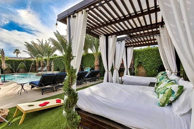 #Luxefarmhousevilla | Luxury Resort Style Living w/ Fire Pit & Heated Pool, Simply Amazing!!! in Indio, California, United States — photo 2