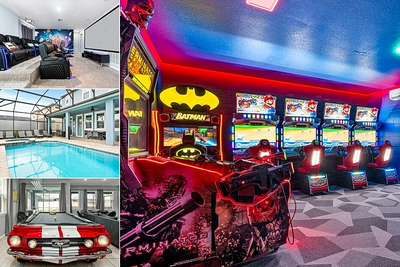 Solara Sunset | Car Pool Table, Short Walk To Clubhouse, Amazing Arcade & Movie Room