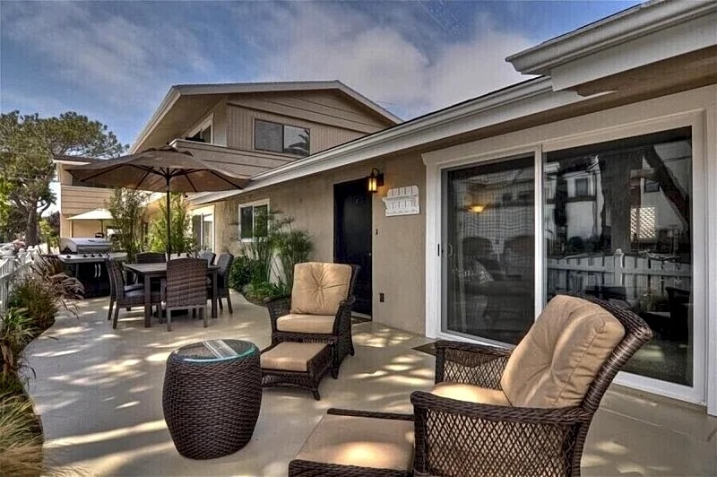 Enjoy Ocean View from Large Private Patio, A/C & Garage