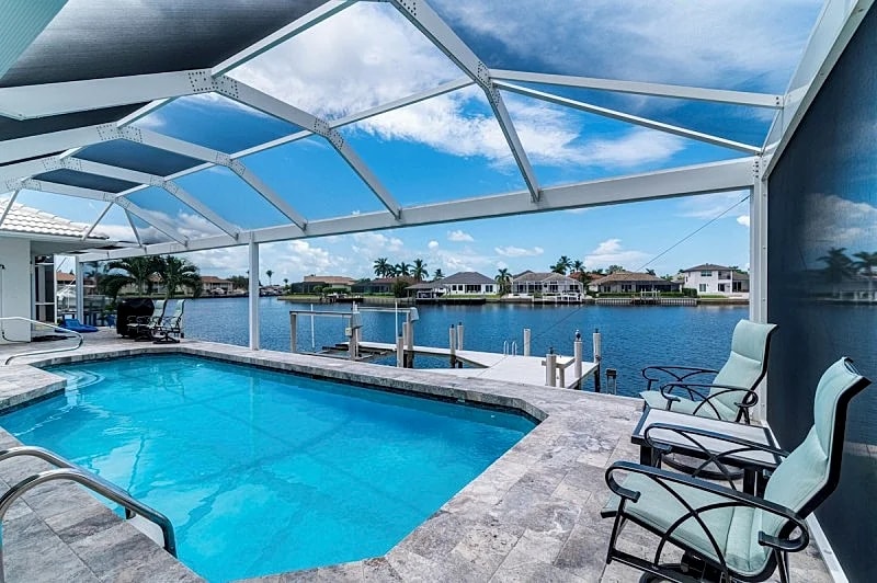 Waterfront 3 Bed I Wide Water Views I Heated Pool in Marco Island, Florida, United States — photo 2