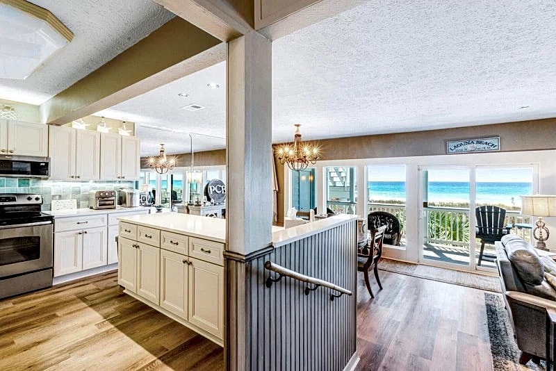 Oceanfront, 1st Floor (Lower), Fully-Updated, Luxurious 3-BR, 3-Bath Condominium