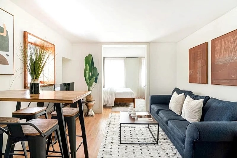 75-2A Furnished 1BR W/D Elevator - central park