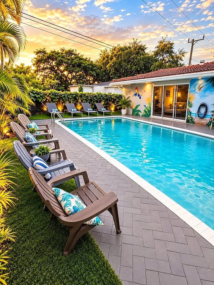 Tropical Private Home 6 Bedroom 4 Bath