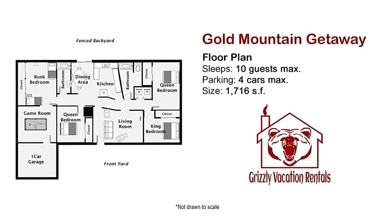 Bring the family together: Ideal layout, close to trails, big yard in Big Bear, California, United States — photo 5