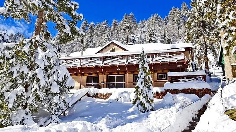 Big Bear's Most Unique Location! Amazing View, Wood Fireplace, Backs To Mountain