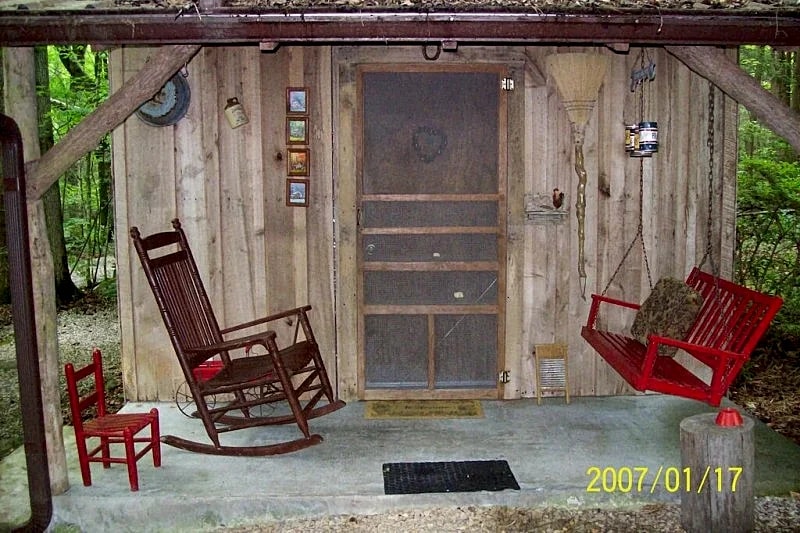 Private/secluded & Sanitized in Mature Woods by Park short walk to Creek Pets OK in Cosby, Tennessee, United States — photo 4
